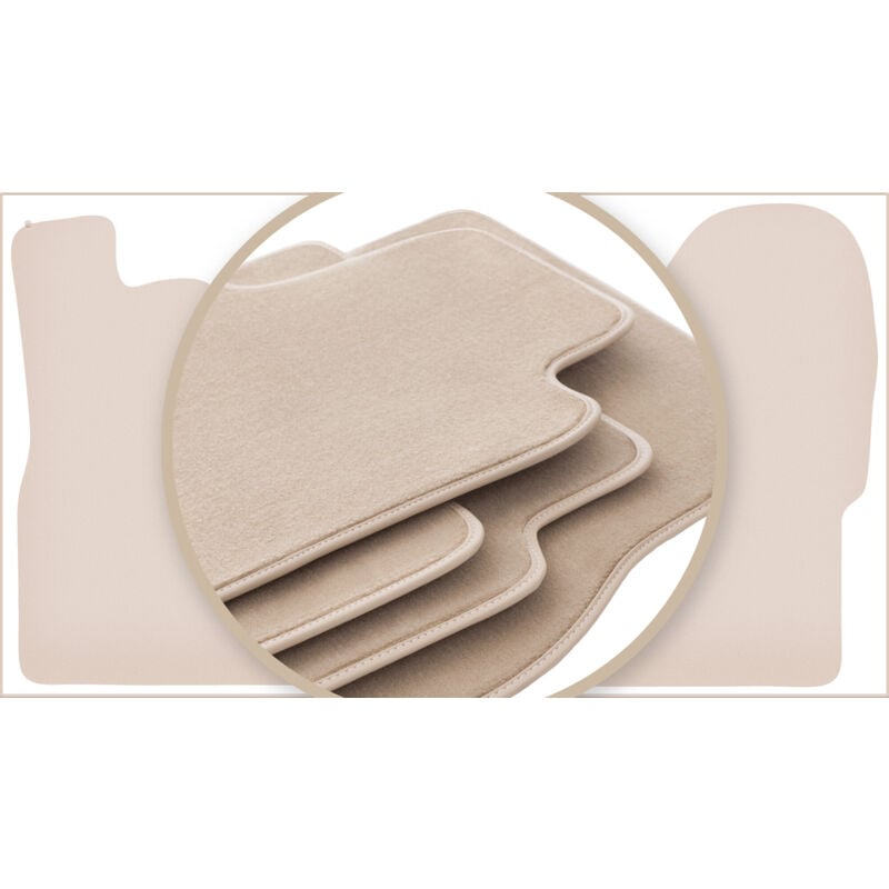 foto del prodotto tappetini beige premium per iveco daily iv furgone consegna 2006 2014