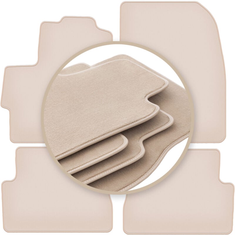 foto del prodotto tappetini beige premium per mazda 3 i bk hatchback 2003 2009