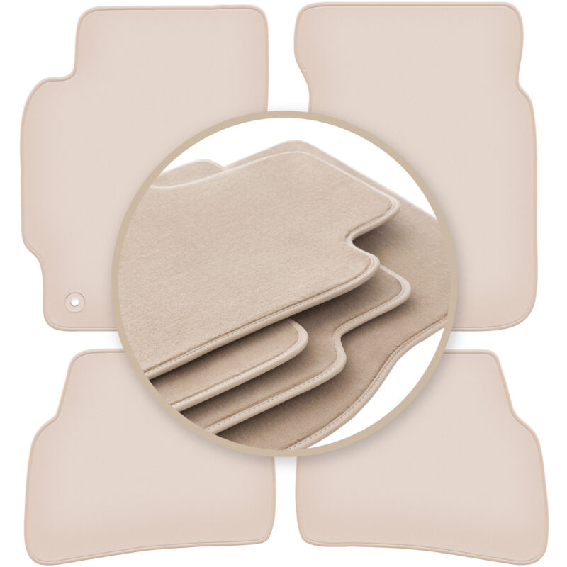 foto del prodotto tappetini beige premium per mazda 626 v gf station wagon, liftback, berlina 1997 2002