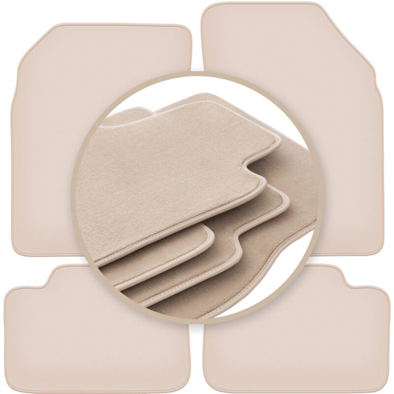 foto del prodotto tappetini beige premium per nissan micra k11 hatchback 1992 2003