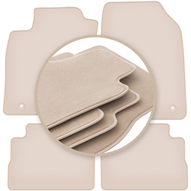 foto del prodotto tappetini beige premium per opel vectra c liftback, hatchback, berlina 2002 2008