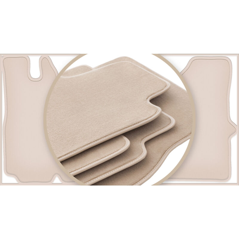 foto del prodotto tappetini beige premium per renault master ii consegna 2003 2010