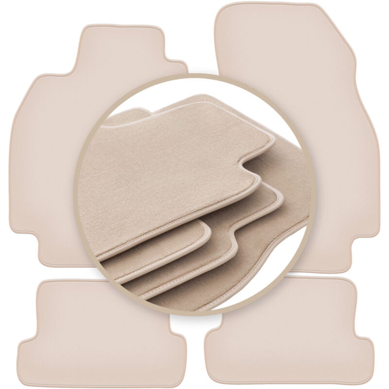 foto del prodotto tappetini beige premium per renault megane ii cc coup , cabrio 2003 2010