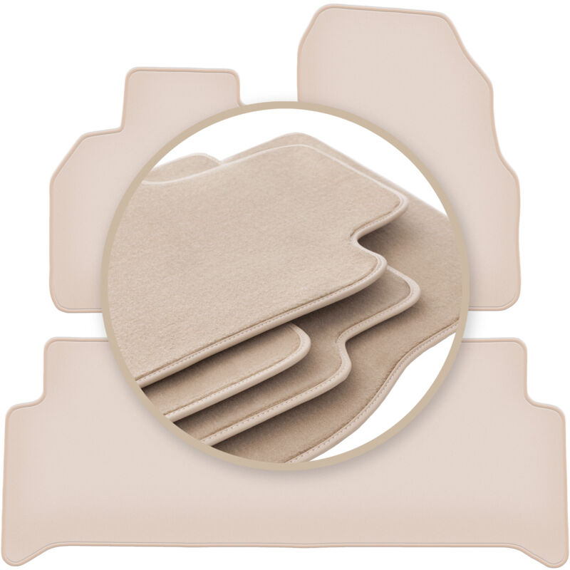 foto del prodotto tappetini beige premium per renault scenic ii monovolume 2003 2009