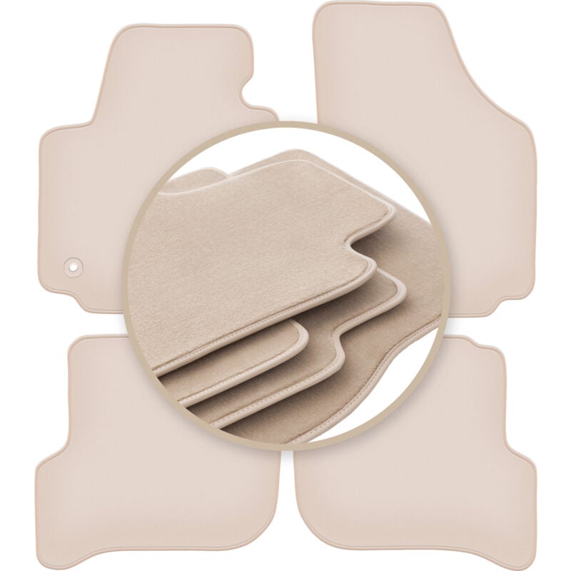 foto del prodotto tappetini beige premium per seat altea minivan 08.2008 2015