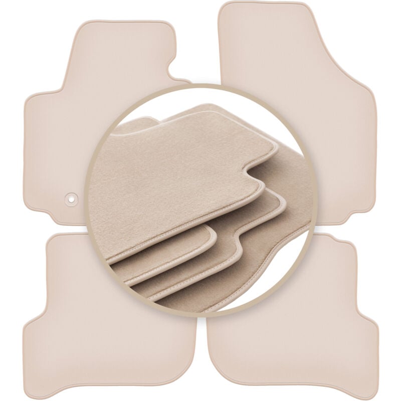 foto del prodotto tappetini beige premium per seat altea xl monovolume 2006 08.2008