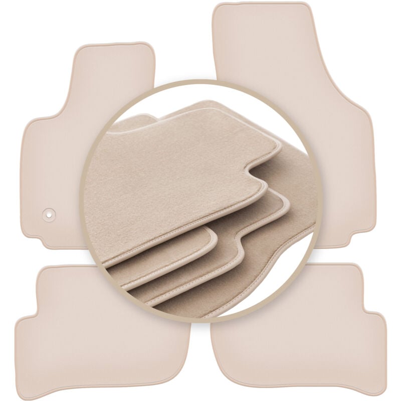 foto del prodotto tappetini beige premium per seat toledo iii monovolume 2004 2012
