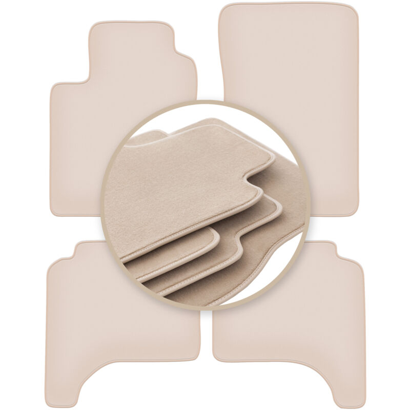 foto del prodotto tappetini beige premium per suzuki grand vitara i suv 1998 2005