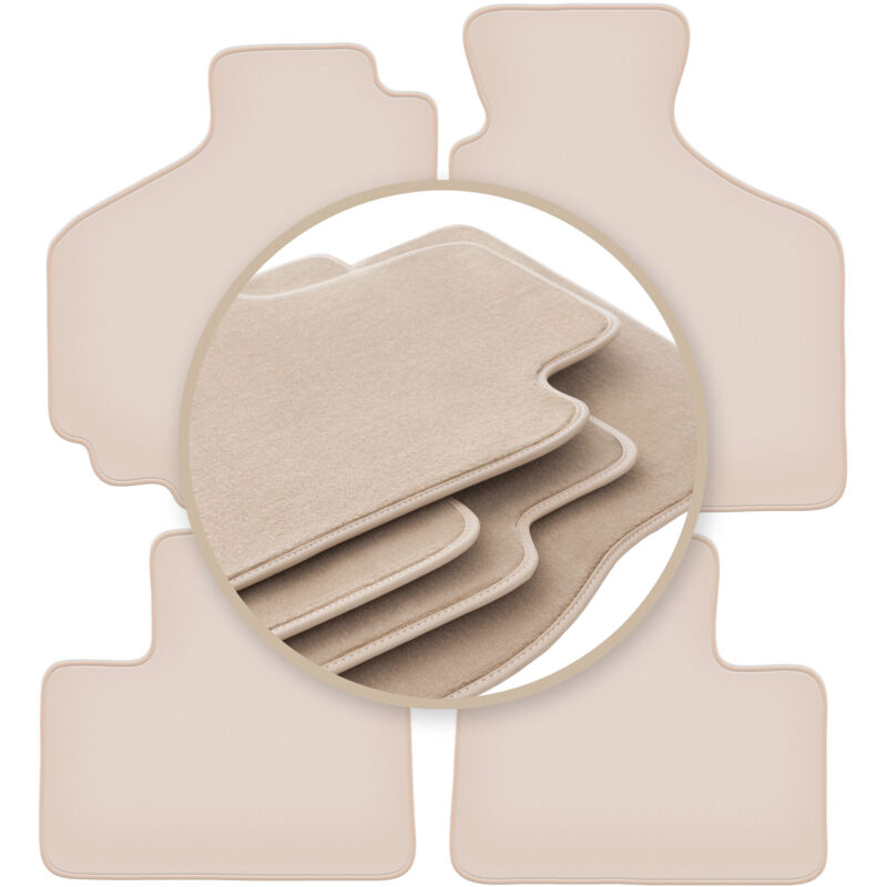 foto del prodotto tappetini beige premium per suzuki ignis i hatchback 2001 2008