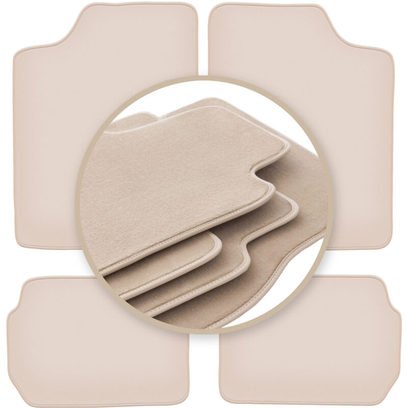 foto del prodotto tappetini beige premium per suzuki swift ii hatchback, berlina 1988 2004