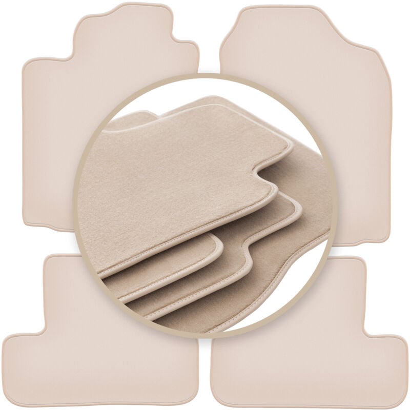 foto del prodotto tappetini beige premium per toyota corolla verso i minivan 2001 2004