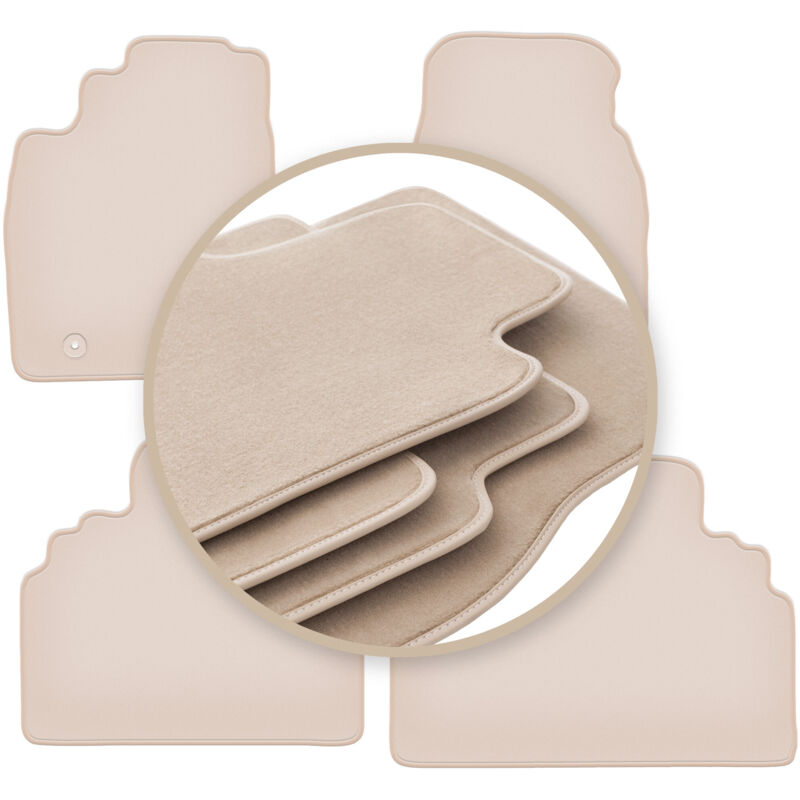 foto del prodotto tappetini beige premium per toyota previa ii minivan 2000 2005