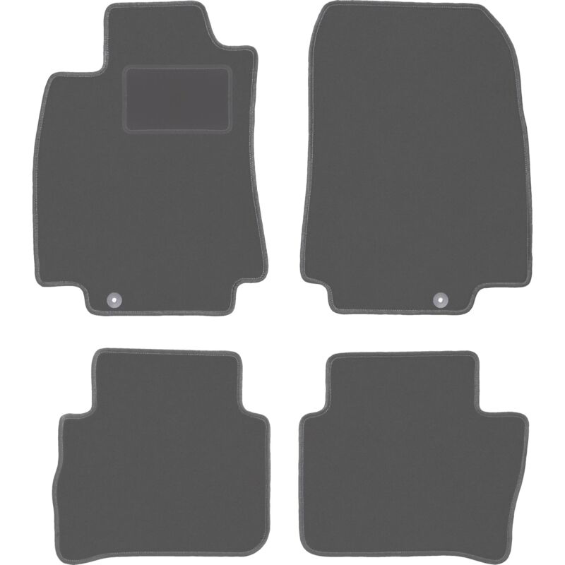 foto del prodotto tappetini grafite per nissan tiida c11 hatchback, berlina 2004 2012 