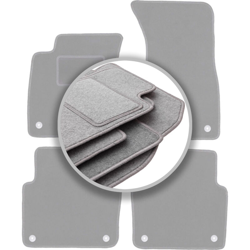 foto del prodotto tappetini grigi per audi a8 d3 berlina 2002 2009 