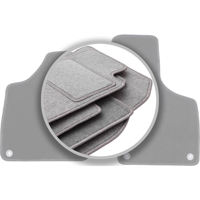 foto del prodotto tappetini grigi per auto audi tt i 8n cabrio, roadster, coup 1998 2006 