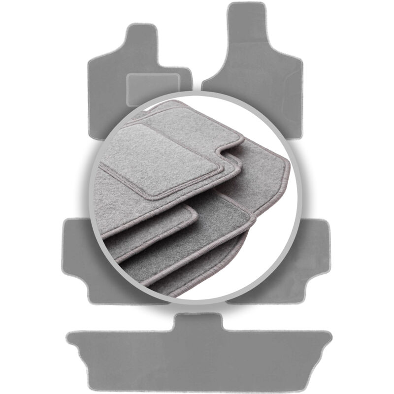 foto del prodotto tappetini grigi per auto chrysler grand voyager iii 7 posti 2001 2007 