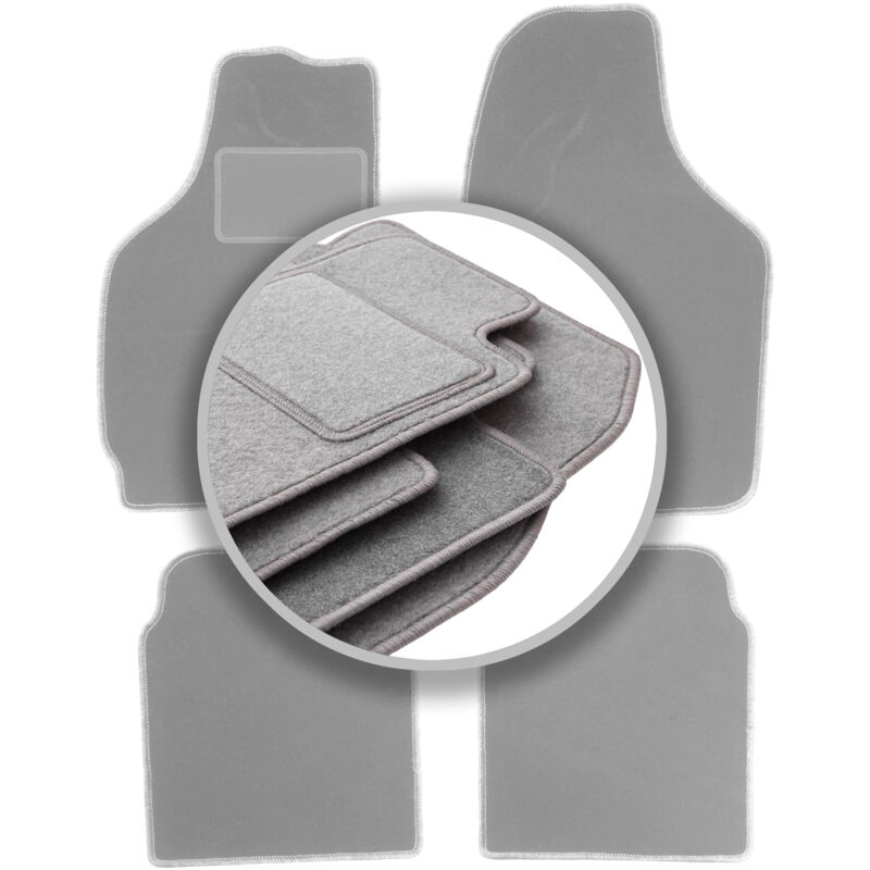 foto del prodotto tappetini grigi per auto daewoo tico hatchback 1996 2001 