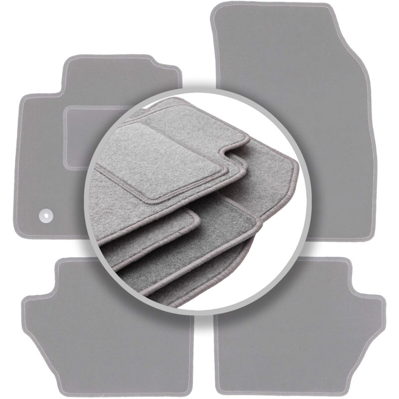 foto del prodotto tappetini grigi per auto ford fiesta mk7 hatchback 2008 2011 