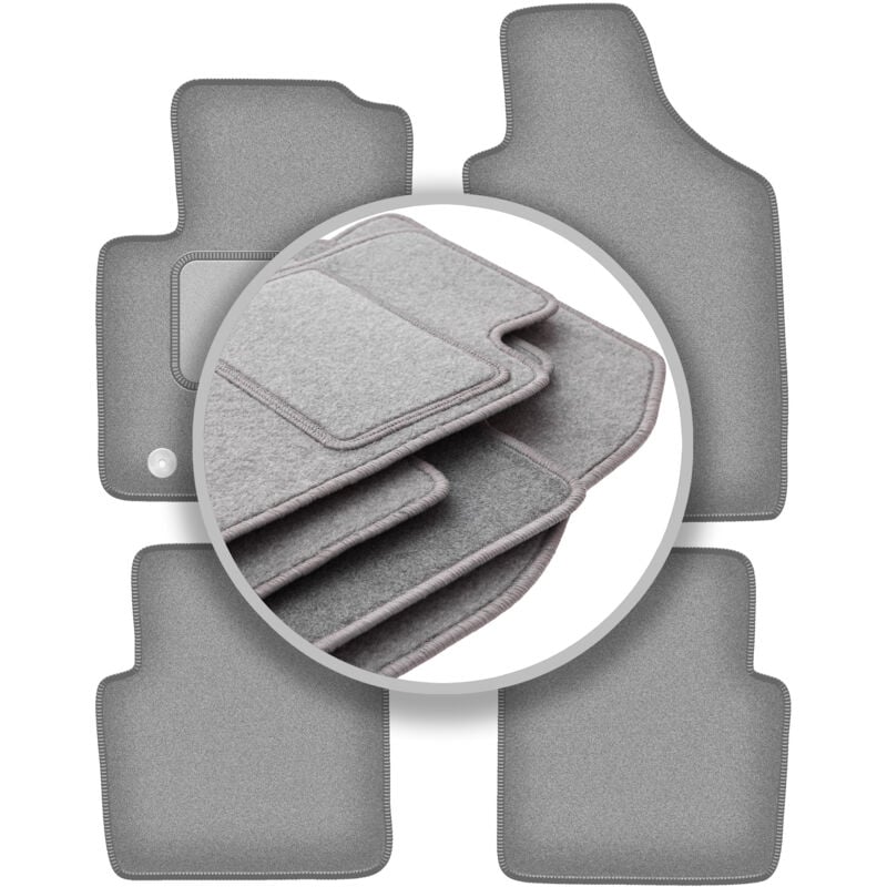 foto del prodotto tappetini grigi per auto ford ka mk2 hatchback 2008 2012 