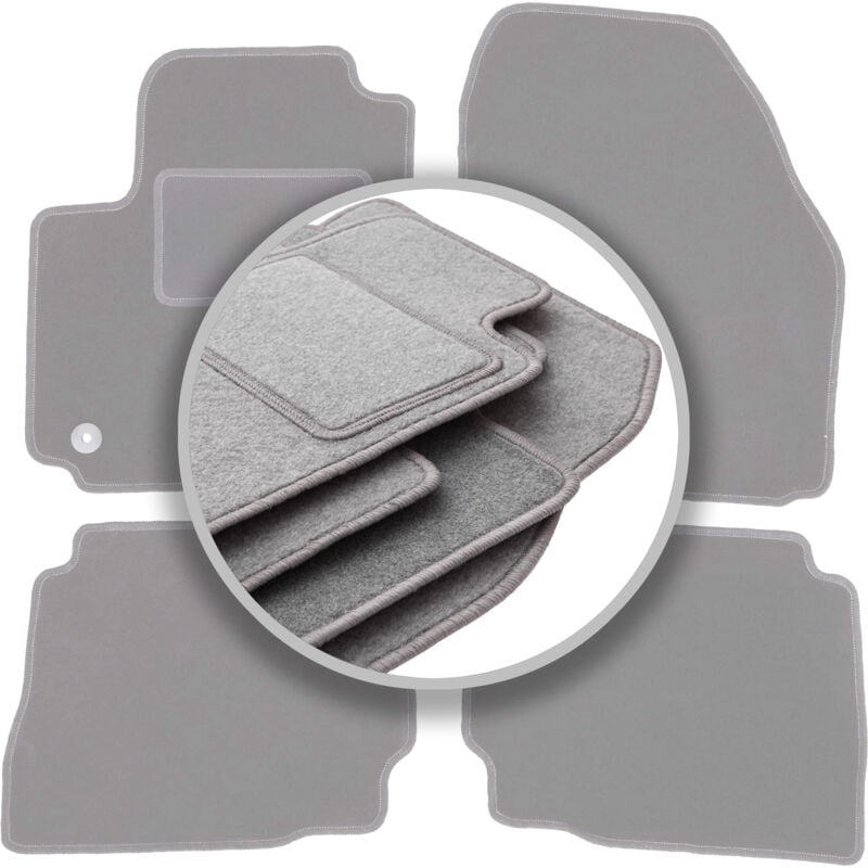 foto del prodotto tappetini grigi per auto ford mondeo mk4 liftback, berlina, station wagon 2007 2012 