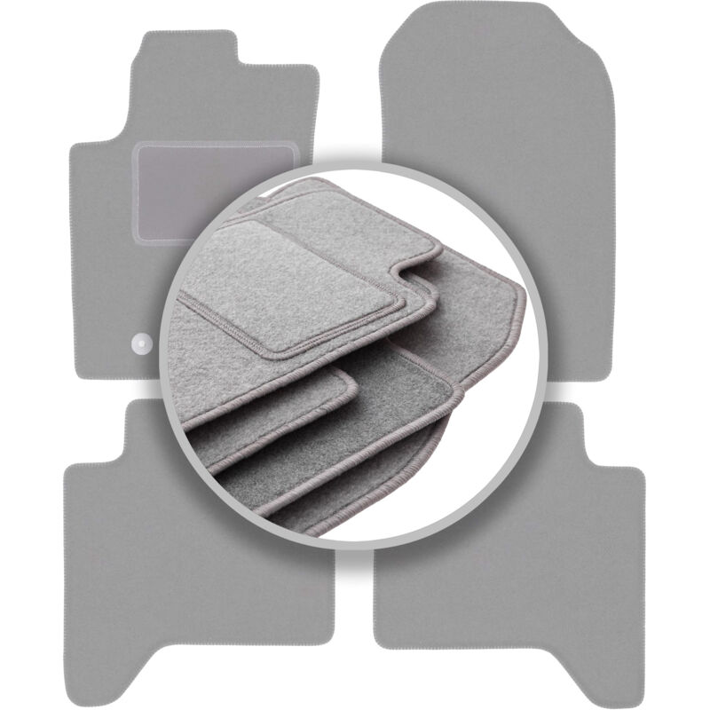 foto del prodotto tappetini grigi per auto ford ranger pick up 2012 2019 