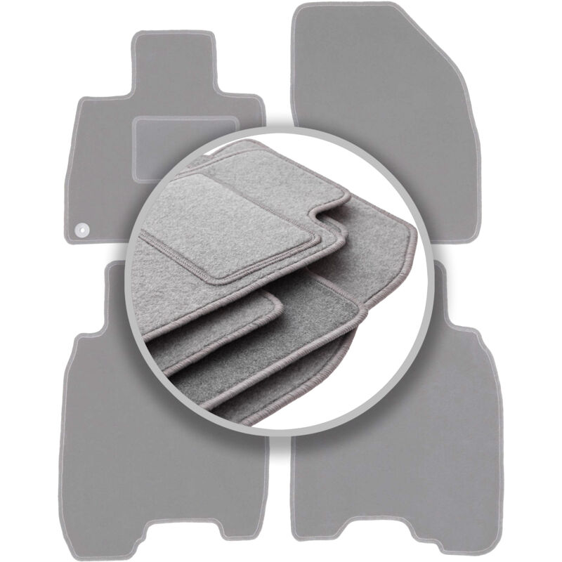 foto del prodotto tappetini grigi per auto honda civic viii hatchback 2006 2012 