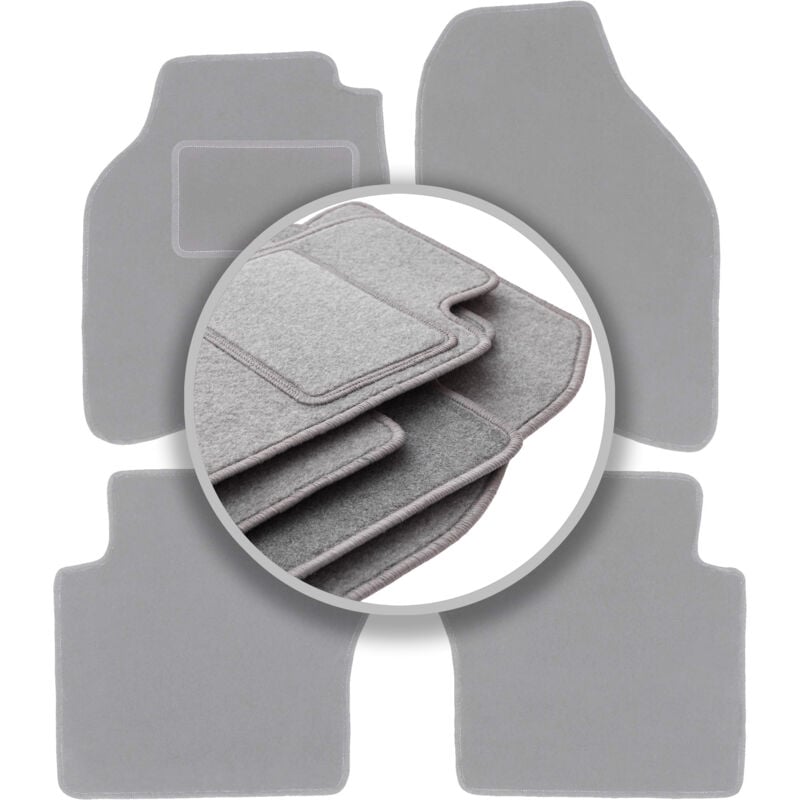 foto del prodotto tappetini grigi per auto honda jazz ii hatchback 2002 2008 