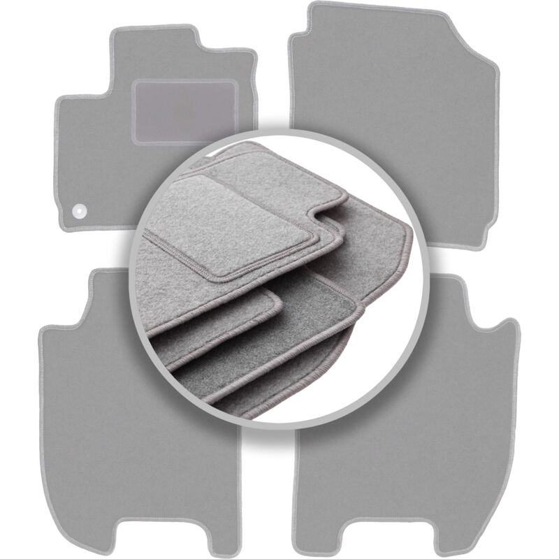 foto del prodotto tappetini grigi per auto honda jazz iv hatchback 2015 
