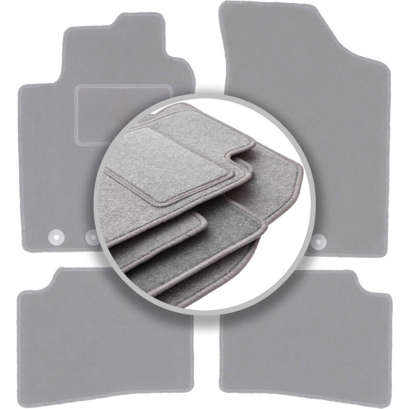 foto del prodotto tappetini grigi per auto hyundai i30 i hatchback, station wagon, cw 2007 2012 