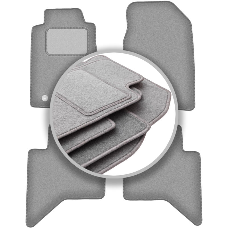 foto del prodotto tappetini grigi per auto isuzu d max ii pick up 2011 