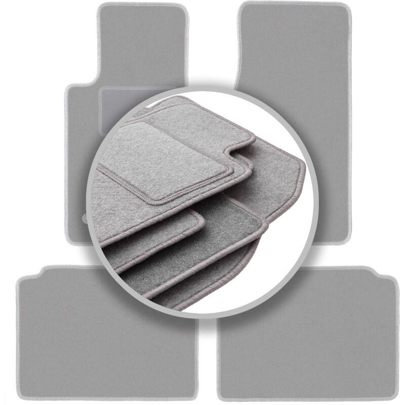 foto del prodotto tappetini grigi per auto jeep grand cherokee iii wk off road 2005 2010 