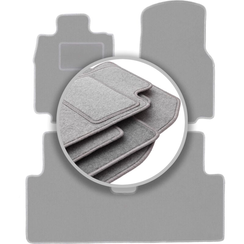 foto del prodotto tappetini grigi per auto mercedes a w168 family minivan 2001 2005 