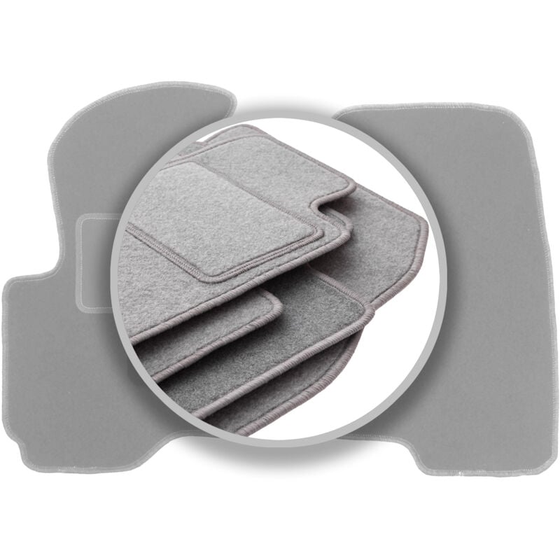 foto del prodotto tappetini grigi per auto mitsubishi colt vii hatchback 2004 2008 