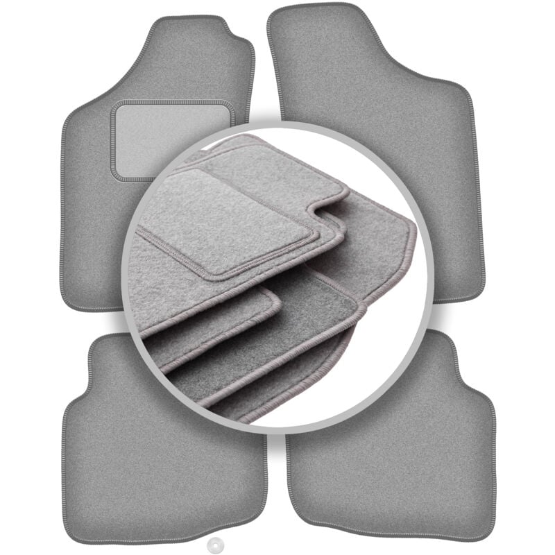 foto del prodotto tappetini grigi per auto mitsubishi l200 triton pick up 2001 2006 