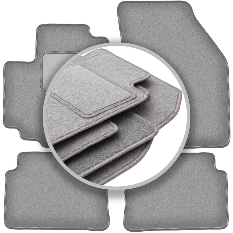 foto del prodotto tappetini grigi per auto nissan pixo hatchback 2008 2013 