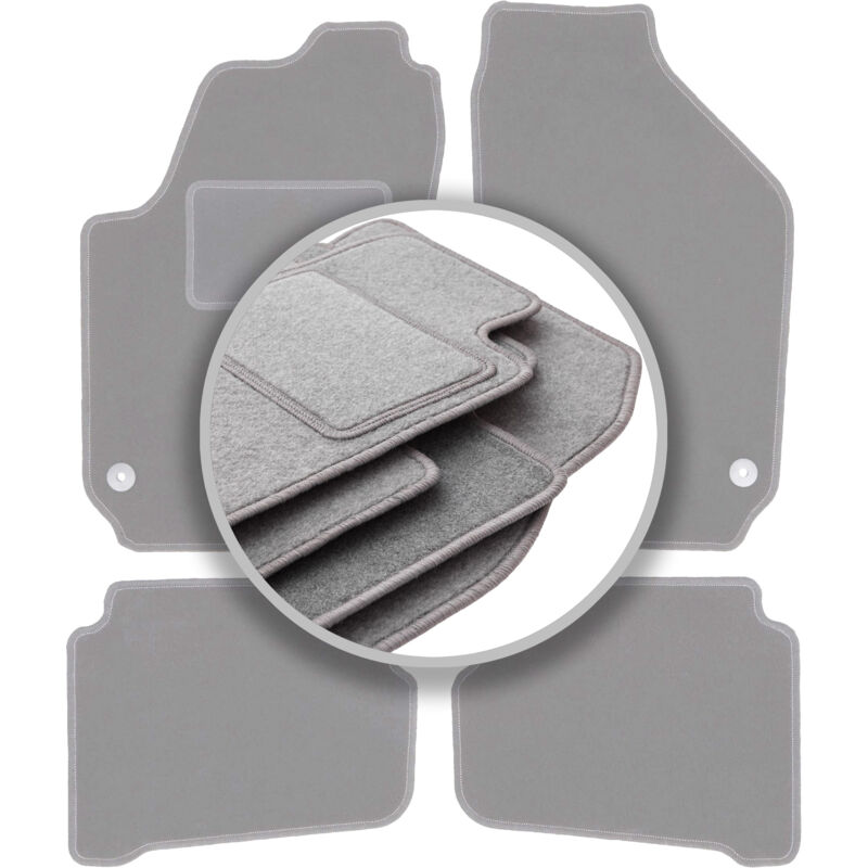 foto del prodotto tappetini grigi per auto seat ibiza iii 6l hatchback 2002 2008 