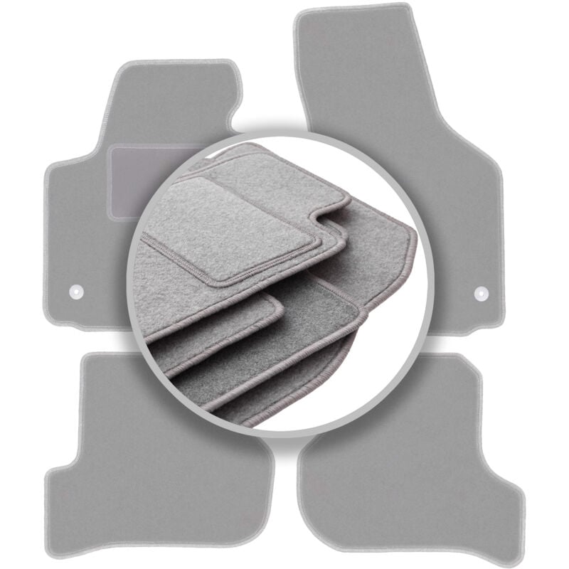 foto del prodotto tappetini grigi per auto seat leon ii hatchback 2005 2012 