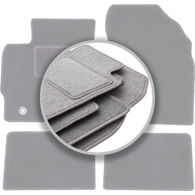 foto del prodotto tappetini grigi per auto toyota auris i hatchback, station wagon 2006 2012 