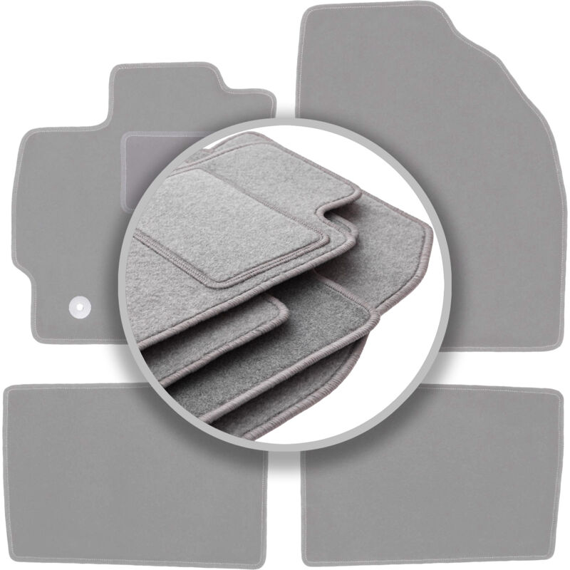 foto del prodotto tappetini grigi per auto toyota prius iii hatchback 2009 2011 