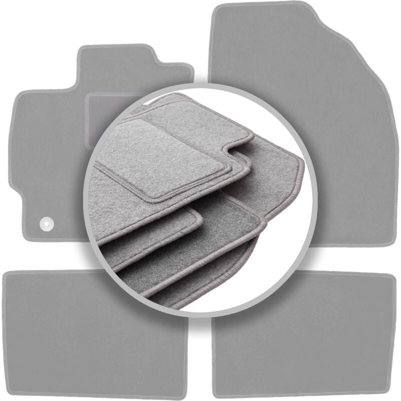 foto del prodotto tappetini grigi per auto toyota prius iii xw30 hatchback 2011 2015 