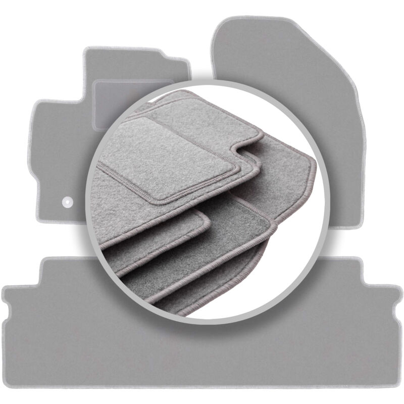 foto del prodotto tappetini grigi per auto toyota verso minivan 2009 2013 