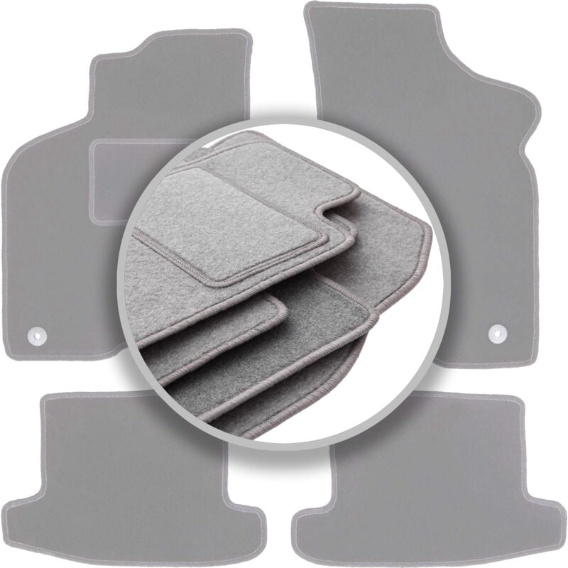 foto del prodotto tappetini grigi per auto volkswagen lupo hatchback 1997 2005 