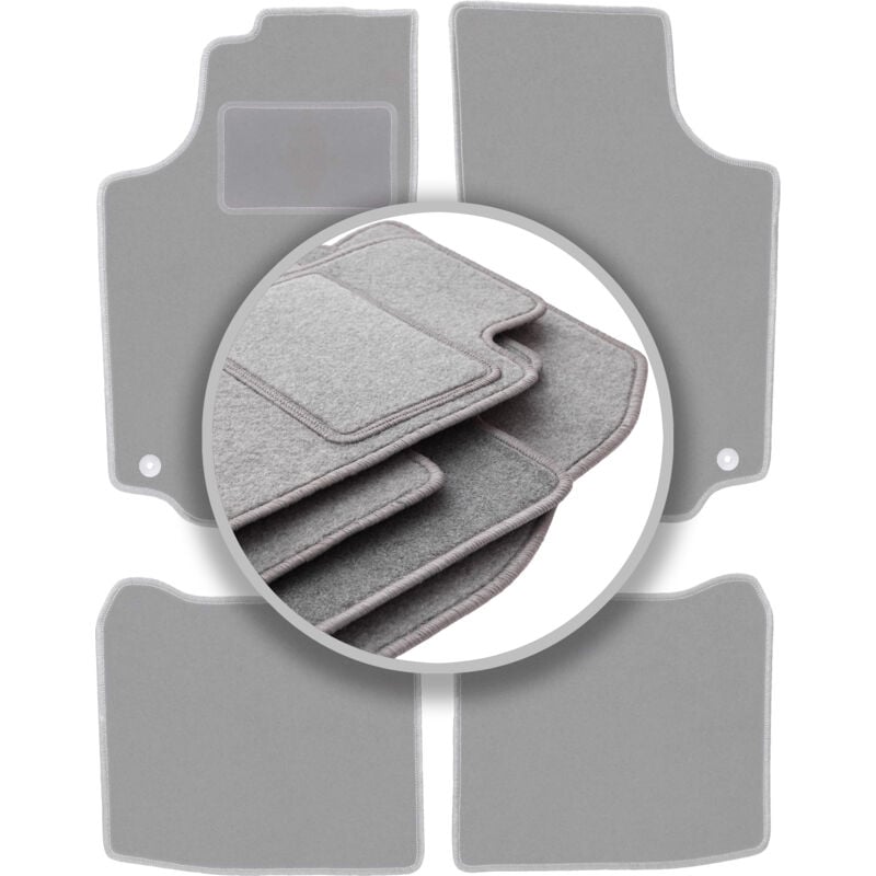 foto del prodotto tappetini grigi per opel combo c kombivan 2001 2011 