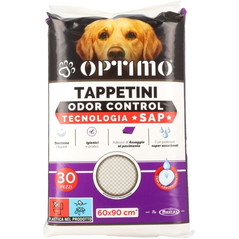 foto del prodotto tappetini igienici per animali 60x90 cm in confezione da 30 pezzi optimo