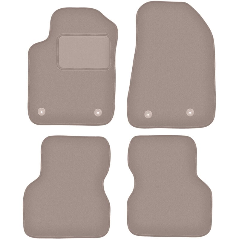 foto del prodotto tappetini in velluto beige per alfa romeo giulietta hatchback 2010 2020 