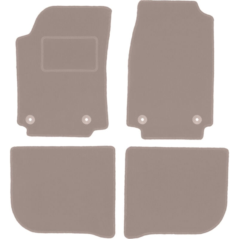 foto del prodotto tappetini in velluto beige per audi 100 c4 avant, station wagon, berlina 1991 1994 