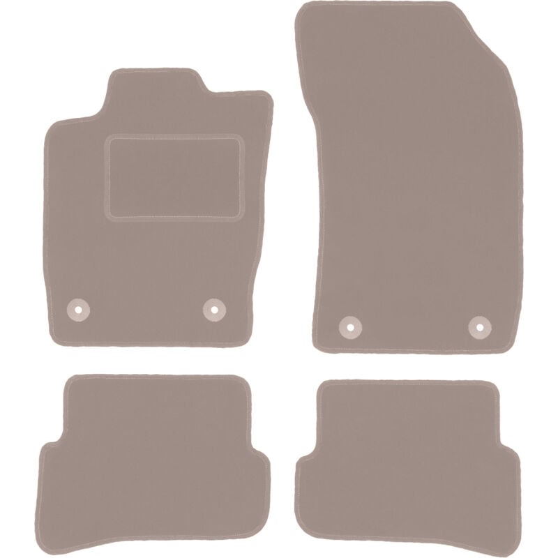foto del prodotto tappetini in velluto beige per audi a1 8x hatchback 2010 