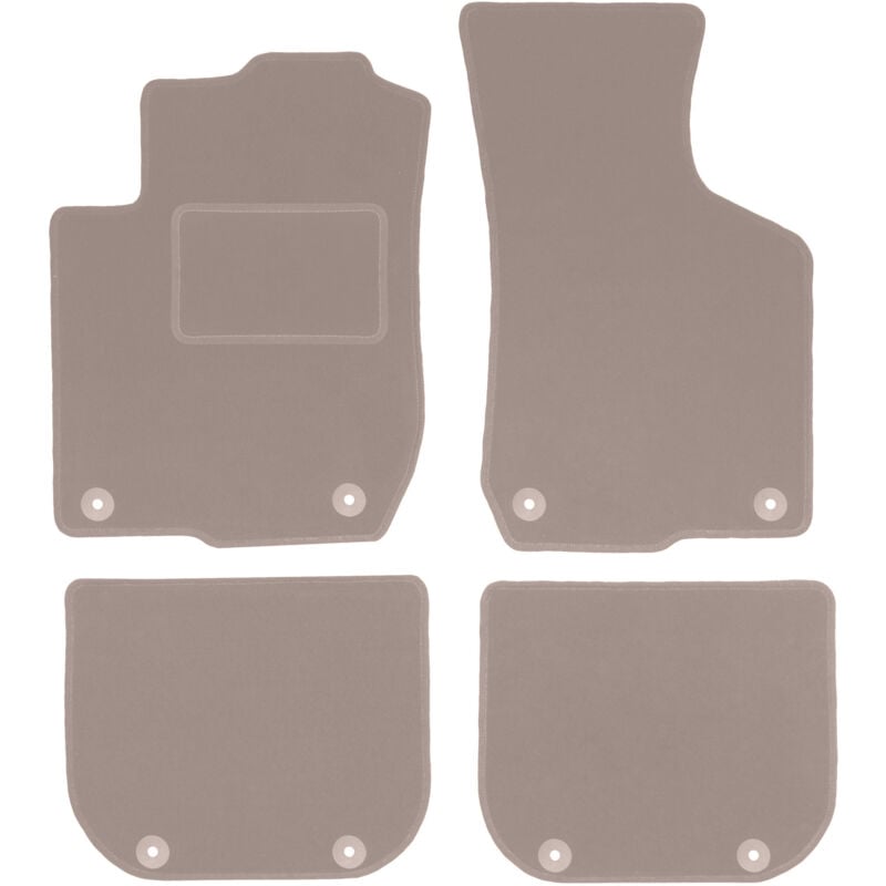 foto del prodotto tappetini in velluto beige per audi a3 8l hatchback 1996 2001 
