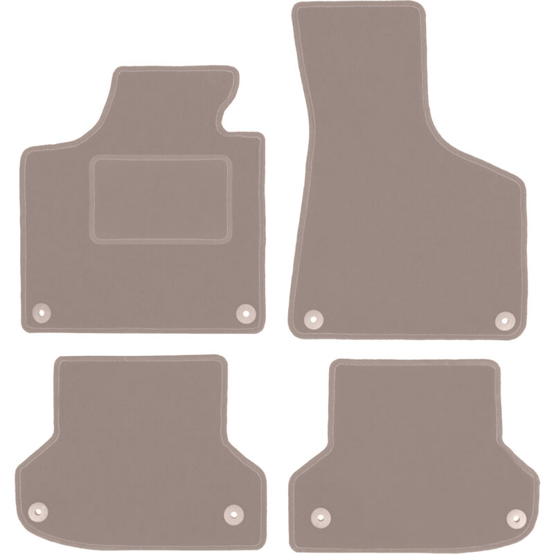 foto del prodotto tappetini in velluto beige per audi a3 8p hatchback, sportback, cabrio 2003 2011 