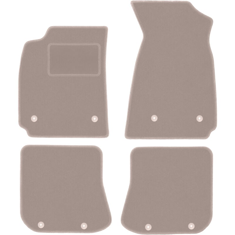 foto del prodotto tappetini in velluto beige per audi a4 b5 berlina, station wagon, avant 1995 1999 